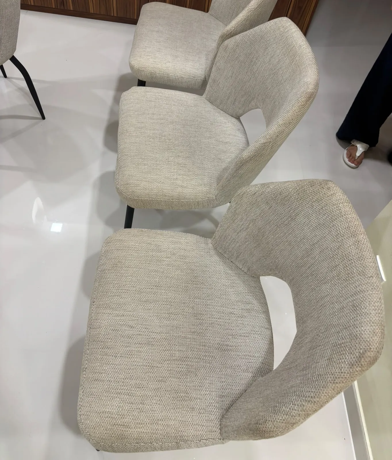 Dining chairs after cleaning