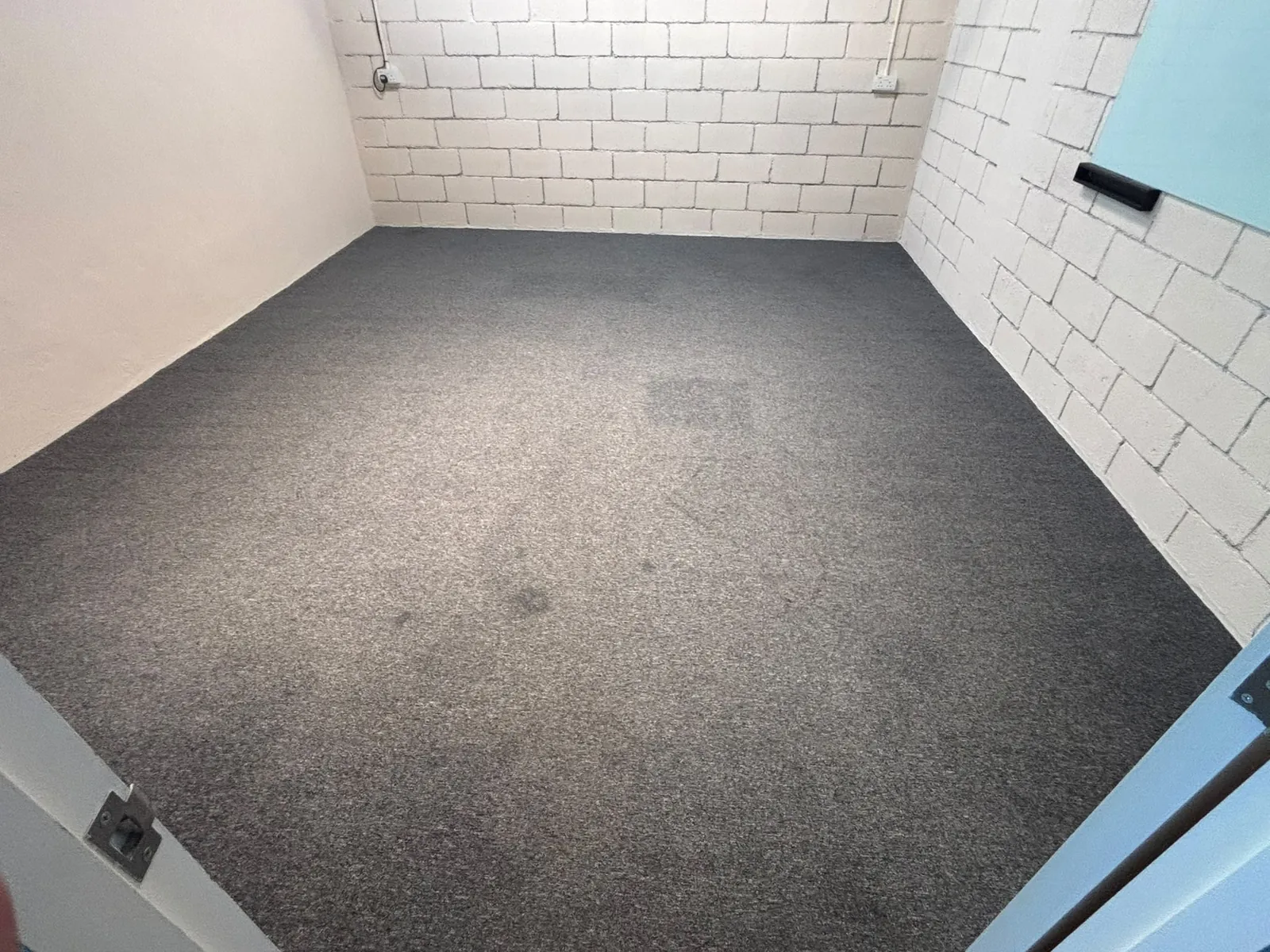 Office carpet after cleaning