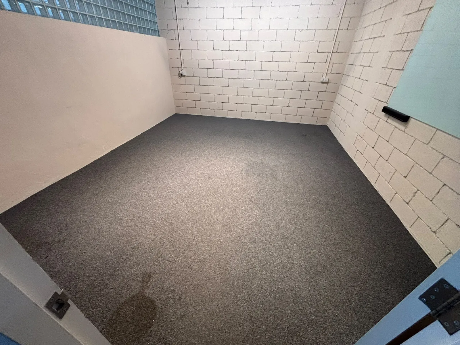 Office carpet before cleaning
