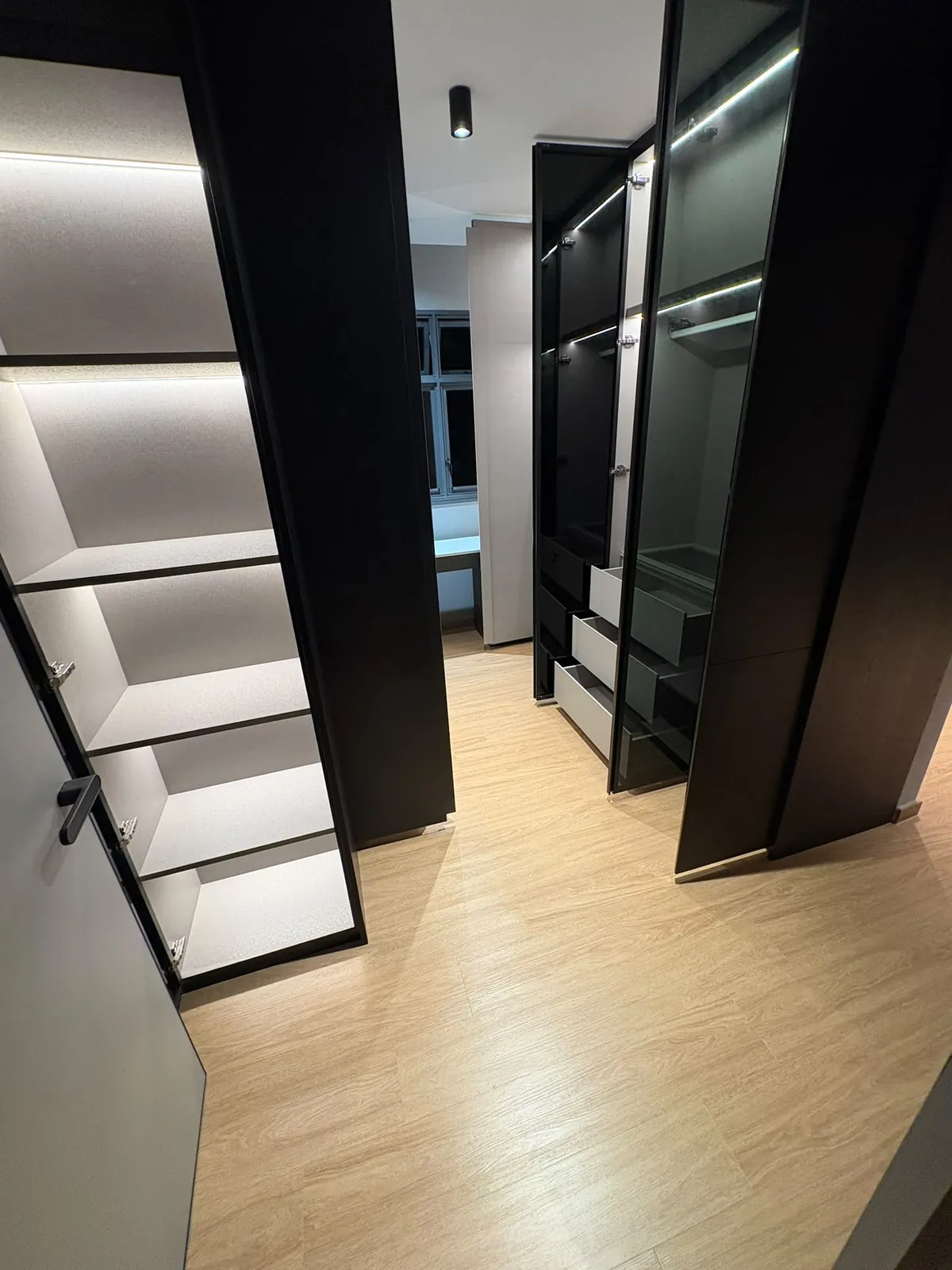 Wardrobe after cleaning